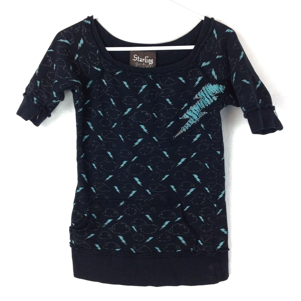 Lightning bolt sweatshirt by Starling